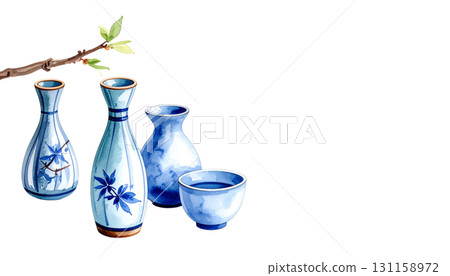 酒瓶的插畫素材 酒瓶的插畫素材 131158972