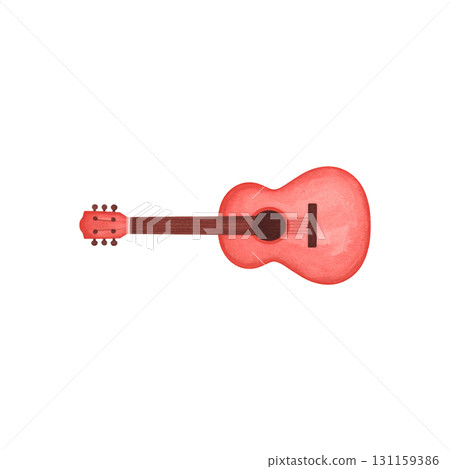 Guitar illustration material Guitar illustration material 131159386