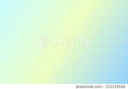 Pixel art pastel color gradient background yellow-green, yellow, blue 131159589