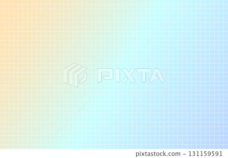Pixel art pastel color gradient background orange, light blue, blue 131159591