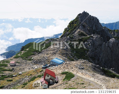 從中岳看到的木曾駒岳_紀越淨土_9月 131159635