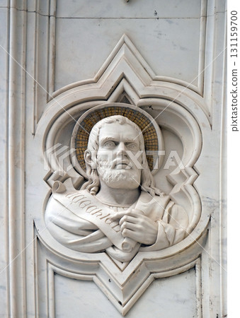 Ezekiel, relief on the facade of Basilica of Santa Croce (Basilica of the Holy Cross) - famous Franciscan church in Florence, Italy Ezekiel, relief on the facade of Basilica of Santa Croce (Basilica of the Holy Cross) - famous Franciscan church in Florence, Italy 131159700