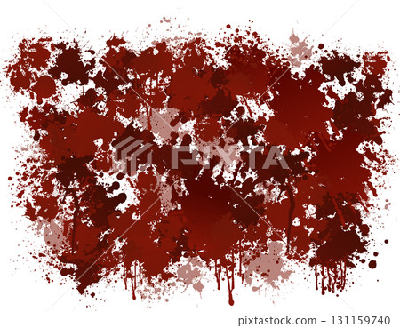 Grunge bloody splatter abstract texture background 131159740