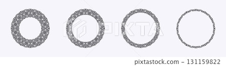 Celtic and viking inspired nordic ornate circular frame collection Celtic and viking inspired nordic ornate circular frame collection 131159822