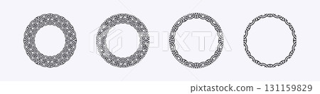 Celtic and viking inspired nordic decorative circular frames Celtic and viking inspired nordic decorative circular frames 131159829