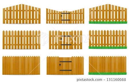 fence made of wooden cartoon stock vector illustration fence made of wooden cartoon stock vector illustration 131160088