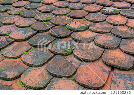 red wood tile for roof, asian traditional material red wood tile for roof, asian traditional material 131160286