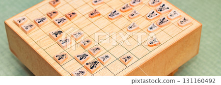 Shogi is a traditional Japanese board game. [Image of playing shogi] 131160492