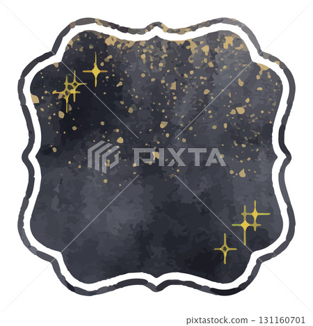 手繪夜空和星星的向量框架材料,就像一幅水彩畫 手繪夜空和星星的向量框架材料,就像一幅水彩畫 131160701