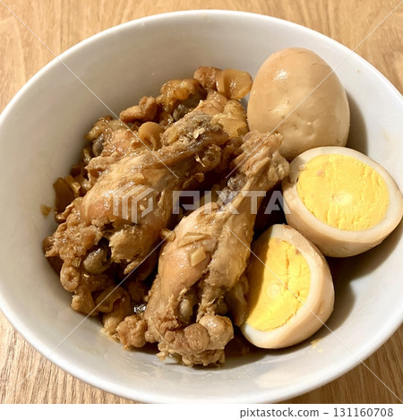 Homemade boiled chicken wings and eggs Homemade boiled chicken wings and eggs 131160708