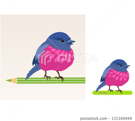 A palm-sized bird called a pink robin 131160949