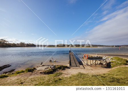Town of Broulee in NSW Australia 131161011