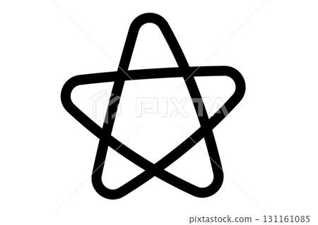 簡單手繪星星插畫08 131161085