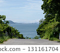 Horizontal line of the Seto Inland Sea 131161704
