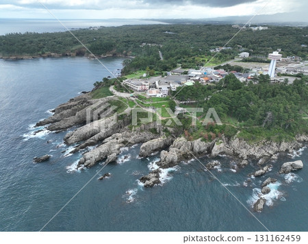 無人機航拍福井縣東尋坊的壯麗景色 無人機航拍福井縣東尋坊的壯麗景色 131162459