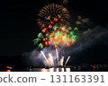 [Kasaoka City, Okayama Prefecture] Kasaoka Port Festival Fireworks Display_Yellow 131163391