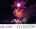 [Kasaoka City, Okayama Prefecture] Kasaoka Port Festival Fireworks Display_Multiple 131163396