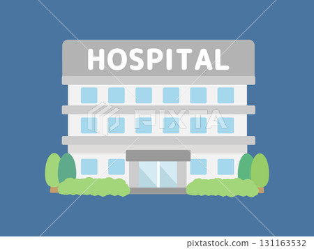Hospital building illustration 131163532