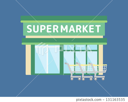 超市建築圖 超市建築圖 131163535