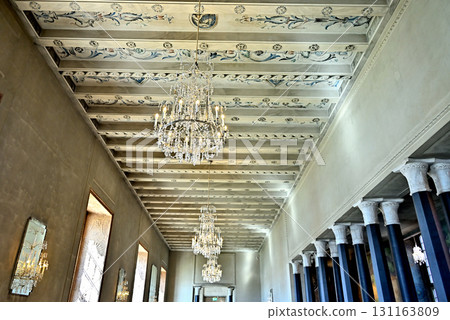"Prince's Gallery" with its glittering chandeliers and ceiling decorations 131163809