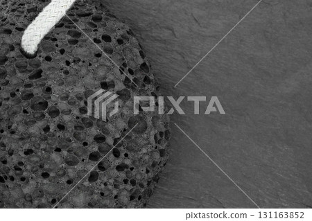 Black pumice stone Black pumice stone 131163852