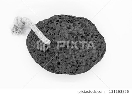 Black pumice stone 131163856