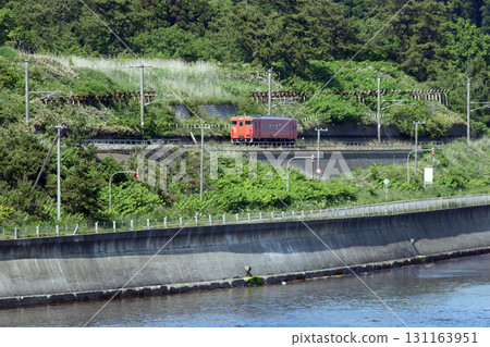 Hokkaido Southern Isaribi Railway Kiha 40 local train JNR metropolitan area color Tarako color 131163951