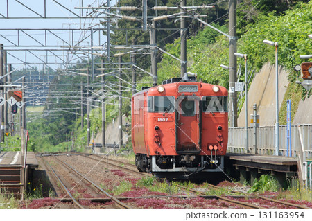 Hokkaido Southern Isaribi Railway Kiha 40 local train JNR metropolitan area color Tarako color 131163954