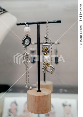 A variety of custom handmade jewelry A variety of custom handmade jewelry 131164626