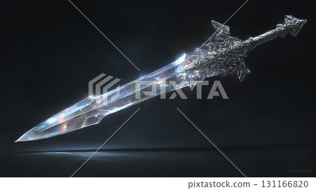 Shining crystal sword (black background) Shining crystal sword (black background) 131166820