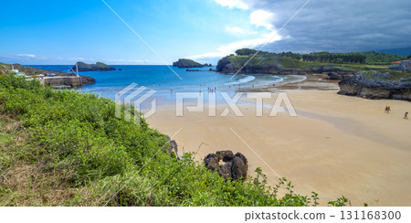 Urban Beach of Celorio, Las Camaras Beach, Los Curas Beach, Palombina Beach, Celorio, Llanes, Spain 131168300