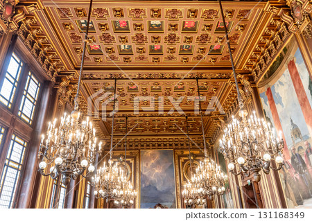 Sorbonne university, interiors decors, Paris, France Sorbonne university, interiors decors, Paris, France 131168349
