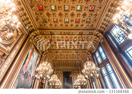 Sorbonne university, interiors decors, Paris, France 131168388