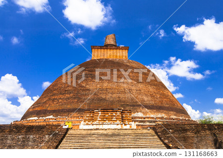Landmarks of Sri Lanka - stupa of Anuradhapura, UNESCO site Landmarks of Sri Lanka - stupa of Anuradhapura, UNESCO site 131168663