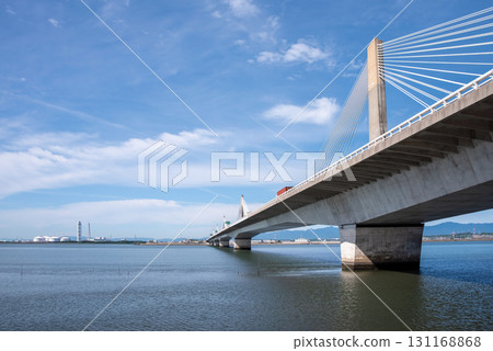 "Twinkle Ibigawa Bridge" Isewan Expressway (Kuwana City, Mie Prefecture) 131168868