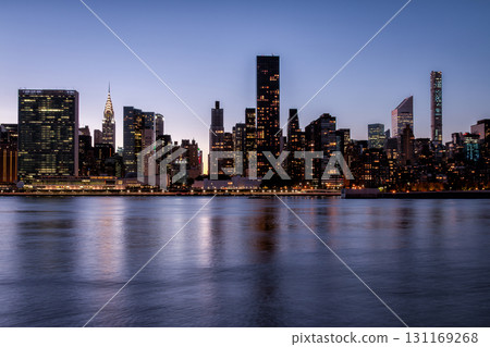 Sunset Over Midtown Manhattan - NYC Sunset Over Midtown Manhattan - NYC 131169268