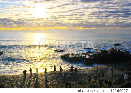 日出 / 茨城縣大洗海灘 131169607