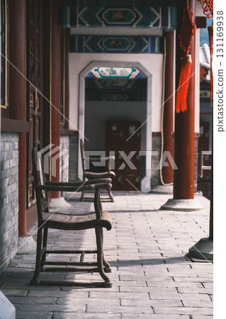 [Chinese Garden Enchoen] Chairs with detailed decorations 131169938