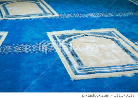 Blue mosque prayer carpet detail Blue mosque prayer carpet detail 131170132