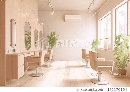 Hair salon interior design and beauty salon 131170164