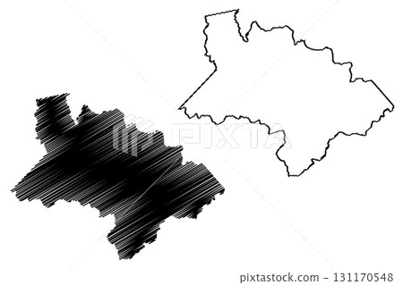 Itapiuna municipality (Ceara state, Municipalities of Brazil, Federative Republic of Brazil) map vector illustration, scribble sketch Itapiuna map Itapiuna municipality (Ceara state, Municipalities of Brazil, Federative Republic of Brazil) map vector illustration, scribble sketch Itapiuna map 131170548