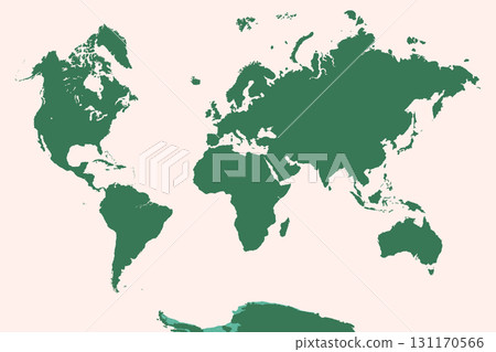 World Map, sign silhouette. World Map Globe. Vector Illustration isolated on transparent background 131170566