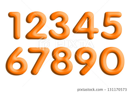 Set of colorful numbers. Vector illustration. Template elements for greeting card, web design. Mathematics educational children game Set of colorful numbers. Vector illustration. Template elements for greeting card, web design. Mathematics educational children game 131170573