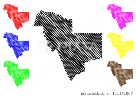 Gila County, Arizona (U.S. county, United States of America,USA, U.S., US) map vector illustration, scribble sketch Gila map Gila County, Arizona (U.S. county, United States of America,USA, U.S., US) map vector illustration, scribble sketch Gila map 131171007