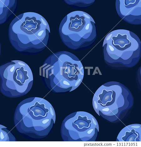 Seamless pattern with blueberry. Natural fresh ripe tasty blueberries. Vector illustration for background, packaging, textile, fabric and various other designs Seamless pattern with blueberry. Natural fresh ripe tasty blueberries. Vector illustration for background, packaging, textile, fabric and various other designs 131171051