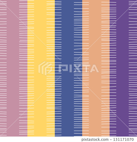 Multicolor striped background, colorful geometric vector texture with lines. Modern splash effect banner. Abstract illustration with stripe. Hand drawn seamless pattern for fabric, textile, wallpaper Multicolor striped background, colorful geometric vector texture with lines. Modern splash effect banner. Abstract illustration with stripe. Hand drawn seamless pattern for fabric, textile, wallpaper 131171070