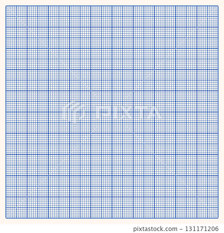 Millimeter graph paper grid. Abstract squared background. Geometric pattern for school, technical engineering line scale measurement. Lined blank for education isolated on transparent background 131171206