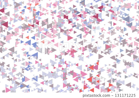 Polygonal pink mosaic background. Abstract low poly vector illustration. Triangular pattern, copy space. Template geometric business design with triangle for poster, banner, card, flyer 131171225