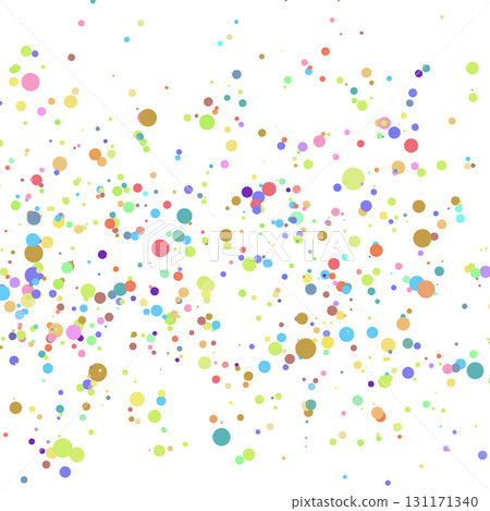 Light multicolor background, colorful vector texture with circles. Splash effect banner. Glitter silver dot abstract illustration with blurred drops of rain. Pattern for web page, banner,poster, card 131171340