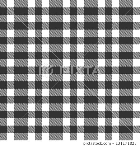 Grey Scotland textile seamless pattern. Fabric texture check tartan plaid. Abstract geometric background for cloth, card, fabric. Monochrome graphic repeating design. Modern squared ornament. Grey Scotland textile seamless pattern. Fabric texture check tartan plaid. Abstract geometric background for cloth, card, fabric. Monochrome graphic repeating design. Modern squared ornament. 131171825